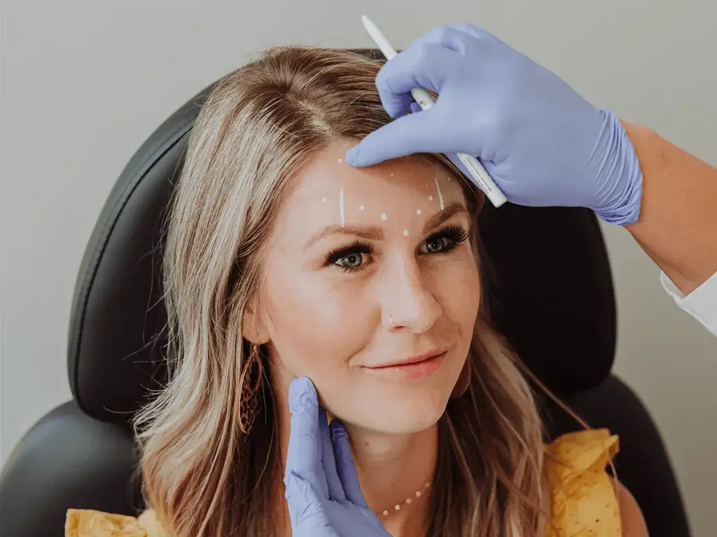 A Pretty Lady getting Botox treatment | BOTOX® Cosmetic In Zeeland, MI | Wellness Co