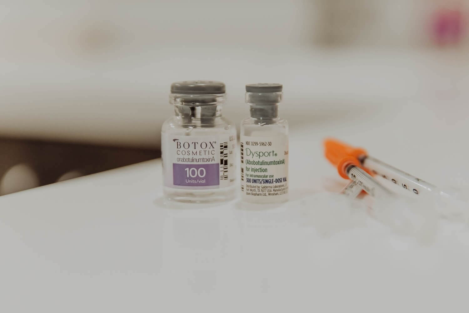 Botox and Dysport medicine bottles | Neuromodulator | Wellness Co in Zeeland, MI