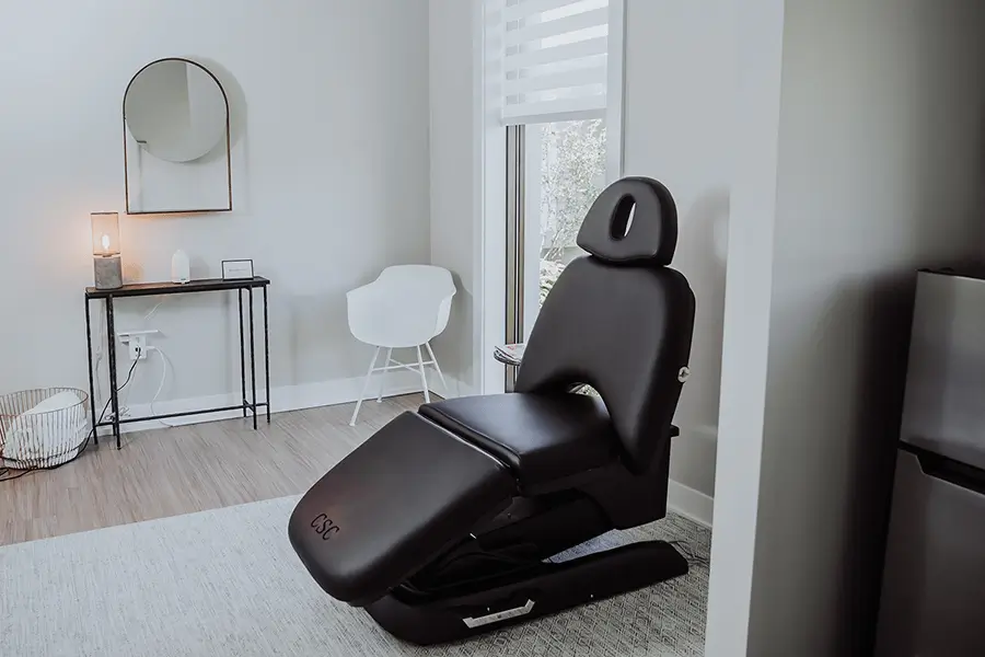 Treatment room comfortable chair | Wellness Co in Zeeland, MI